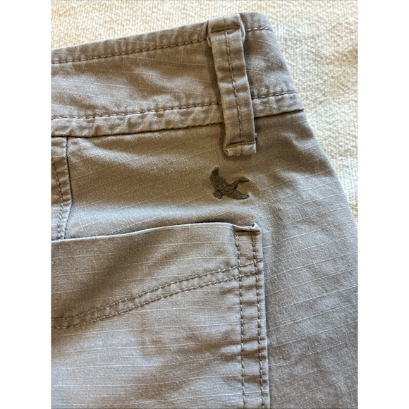 Eddie Bauer Women's Pants 12 Gray Capri Cargo Gorpcore Hiking Grunge Mid-rise - Picture 15 of 16